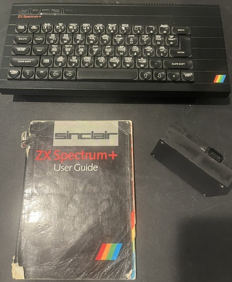 Sinclair ZX Spectrum+ with user guide
