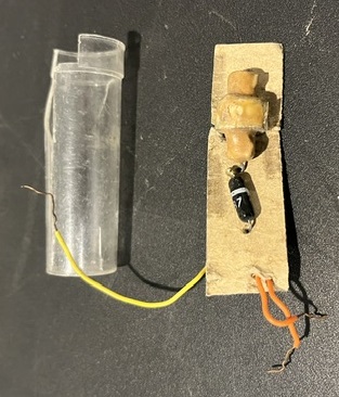 First crystal radio second view