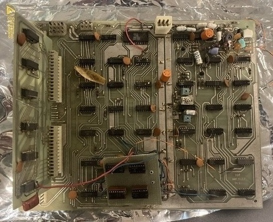 SWTPC CT-1024 terminal main board with add-on card